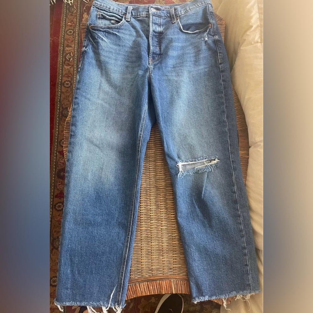 Women’s Old Navy Extra High Rise Straight Leg Jeans Size 12